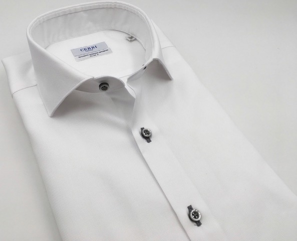 47 Uomo Bianco Marca SeidenstickerSeidensticker Regular Langarm Uni Twill Camicia Elegante 
