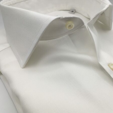 camicia bianca puro cotone doppio ritorto royal oxford