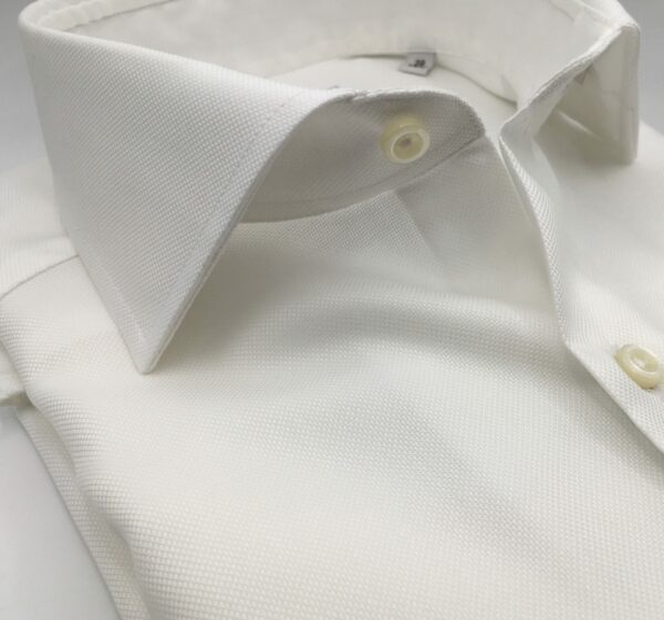 camicia bianca puro cotone doppio ritorto royal oxford