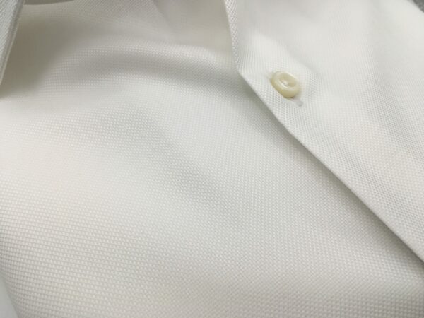 camicia bianca puro cotone doppio ritorto royal oxford - immagine 2