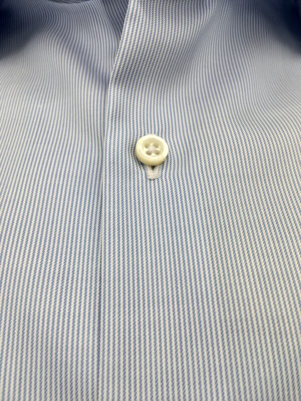 small striped pure cotton slim fit shirt - Image 3