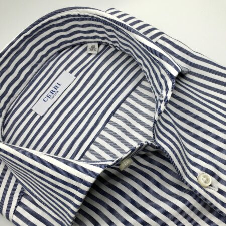 pure twill cotton slim fit shirt
