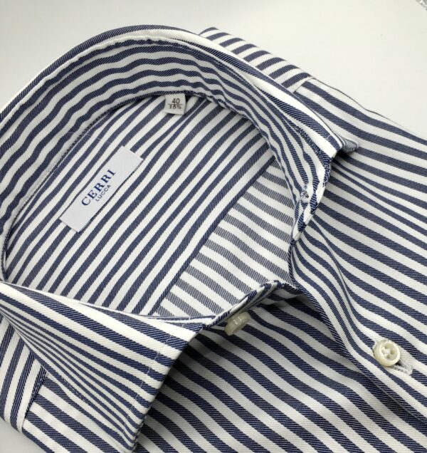 pure twill cotton slim fit shirt