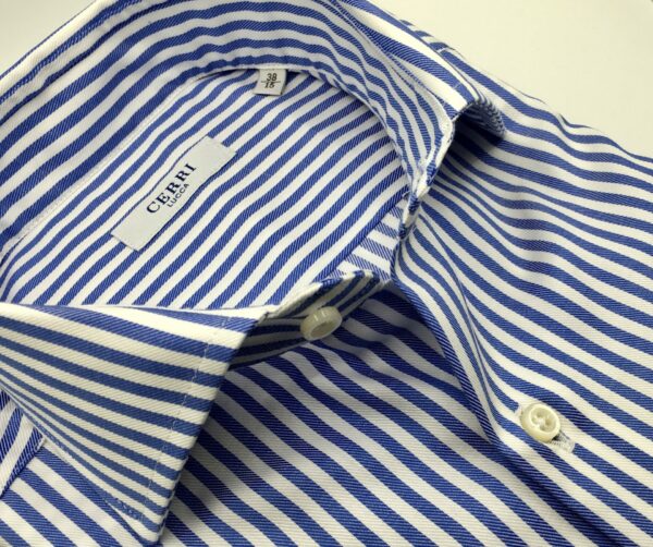 pure cotton twill slim fit shirt