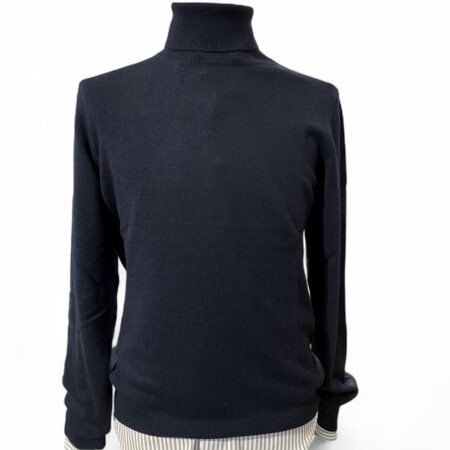 dolcevita blu lana e cashmere