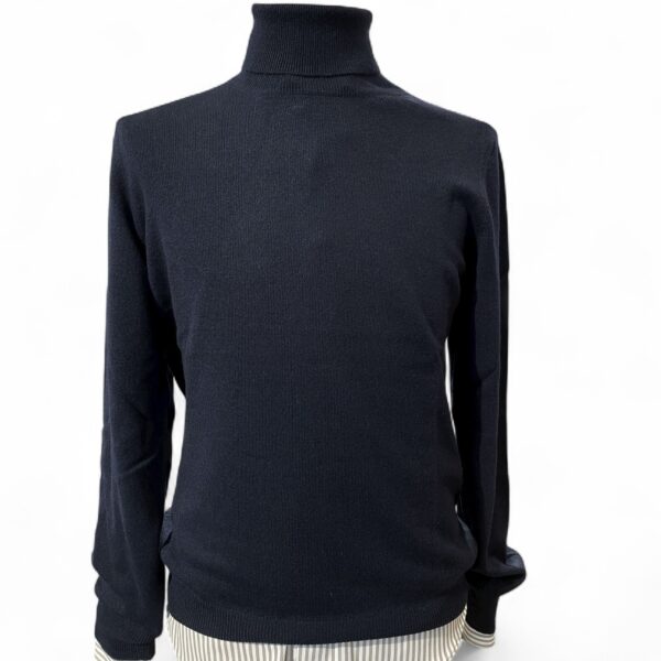 dolcevita blu lana e cashmere