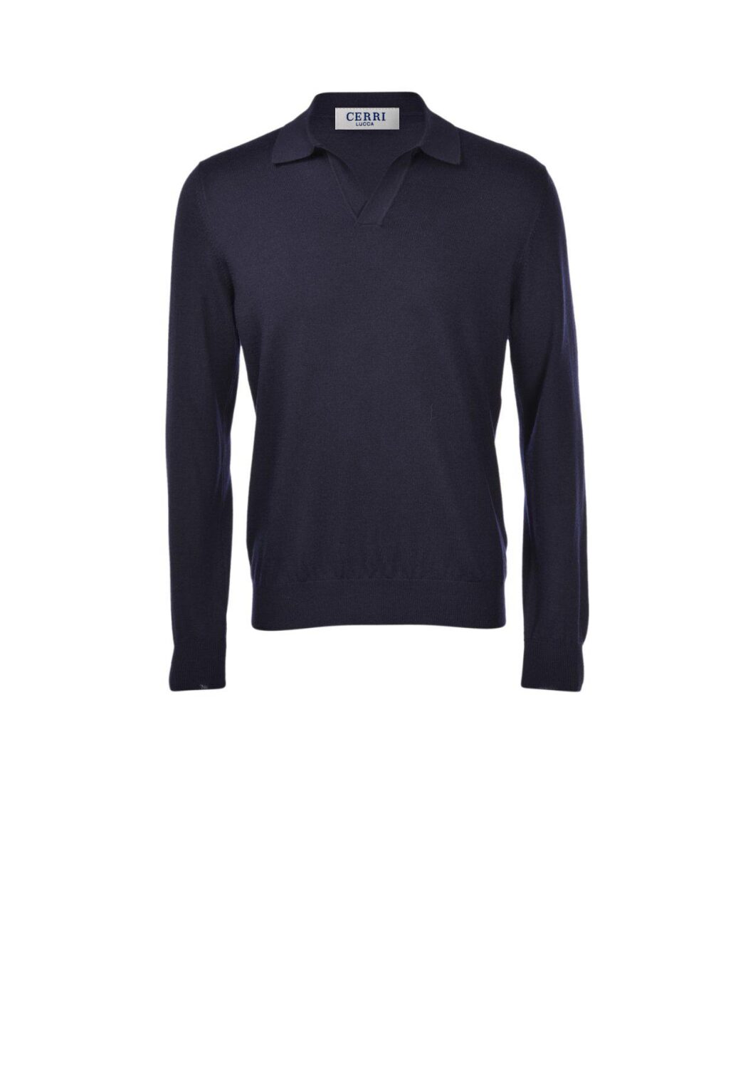 maglia skipper pura lana merino blu navy