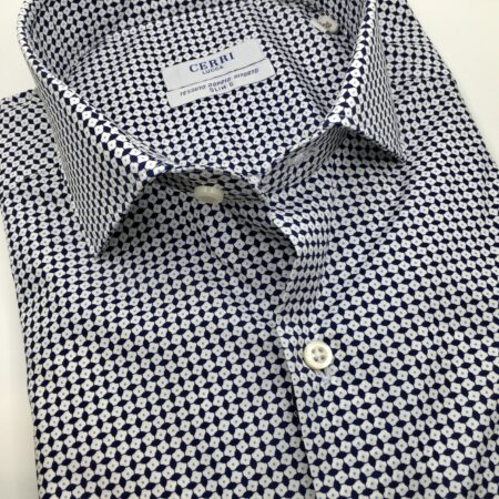 camicia puro cotone disegno stampa